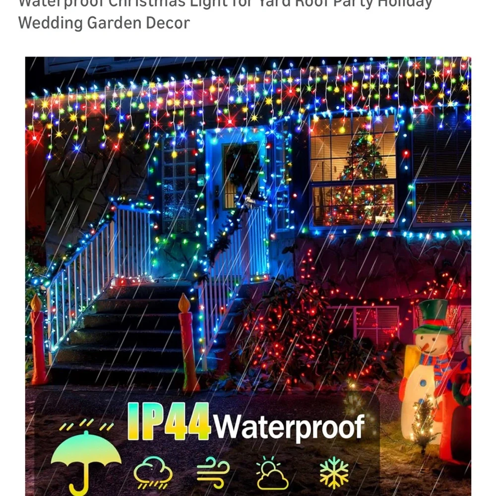 Multicolor LED String Lights for Holiday Decor 98 ft 900 LED  ***NEW***